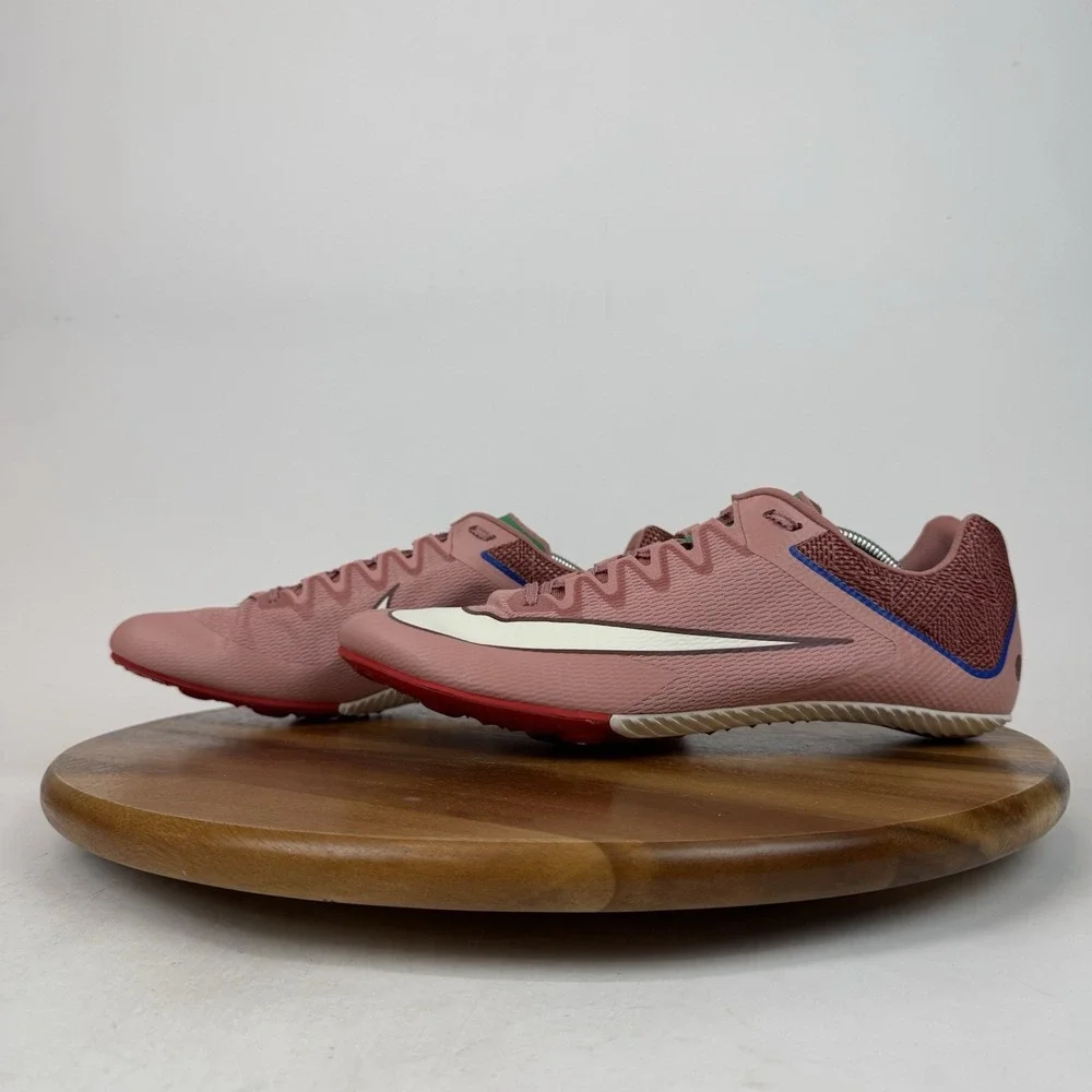 New NIB Mens Nike Zoom Rival Sprint All Red Starburst Track Shoes Size 14 D